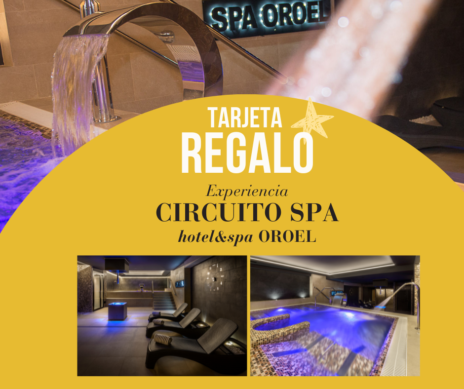 Tarjeta regalo BONO SPA Hotel Oroel Jaca. Regala nuestro circuito SPA, regala bienestar.